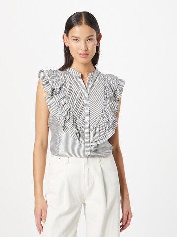 Summum Blouse in Grey: front