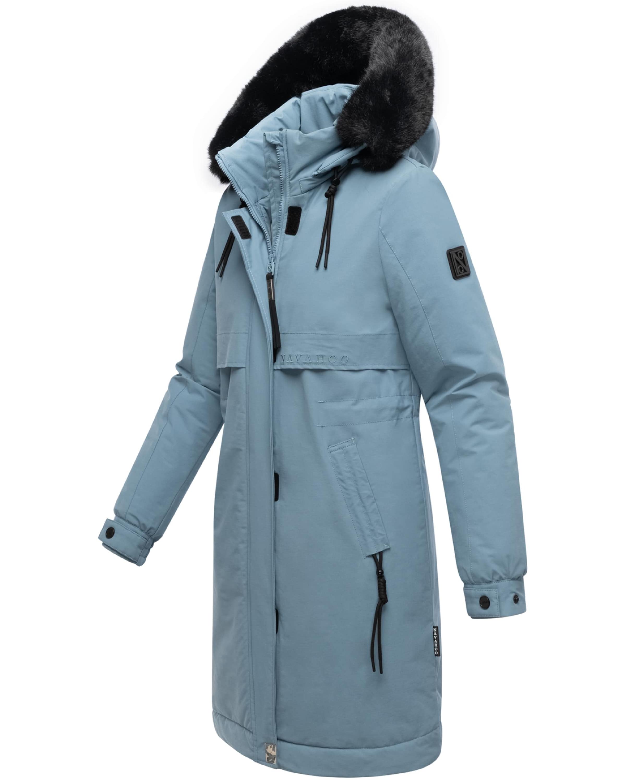 Manteau mi-saison 'Kaltwetterretter 14' NAVAHOO en bleu