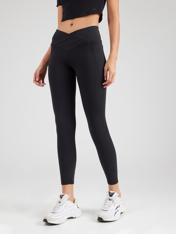 Fabletics Skinny Sporthose 'Oasis' in Schwarz: Vorderseite