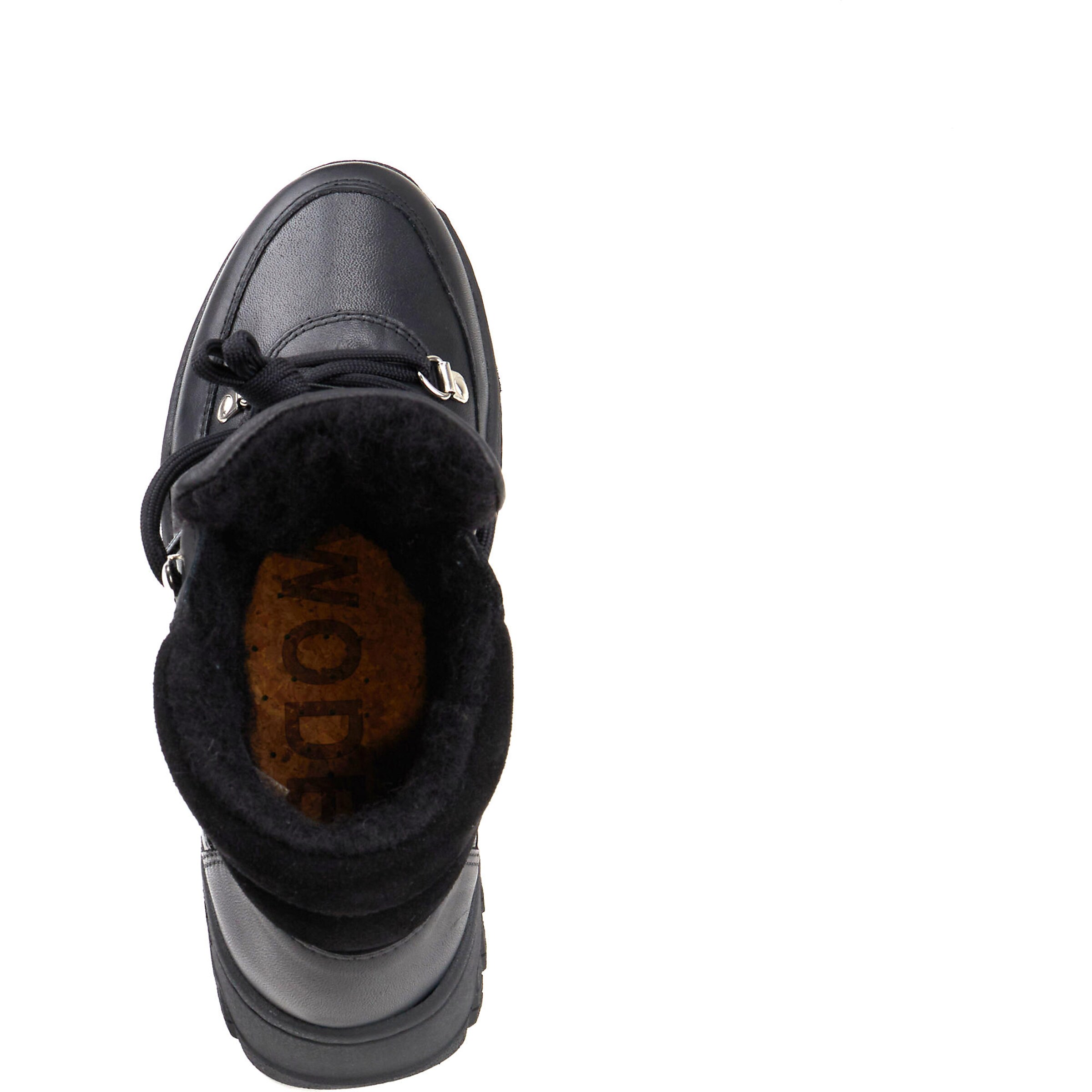 WODEN Lace-up bootie 'Iris' in Black