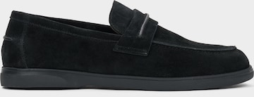 Estro Moccasin '09-4834' in Black: front