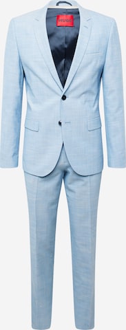 HUGO Regular Kostym 'Arti/Hesten232X' i blå: framsida