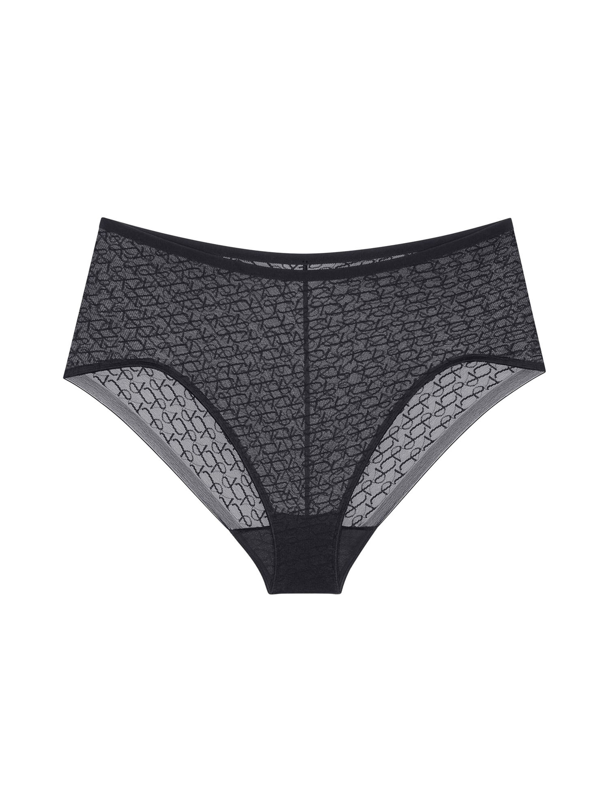 TRIUMPH Maxislip ' Red Label Triumph Signature Sheer ' in Schwarz: Vorderseite