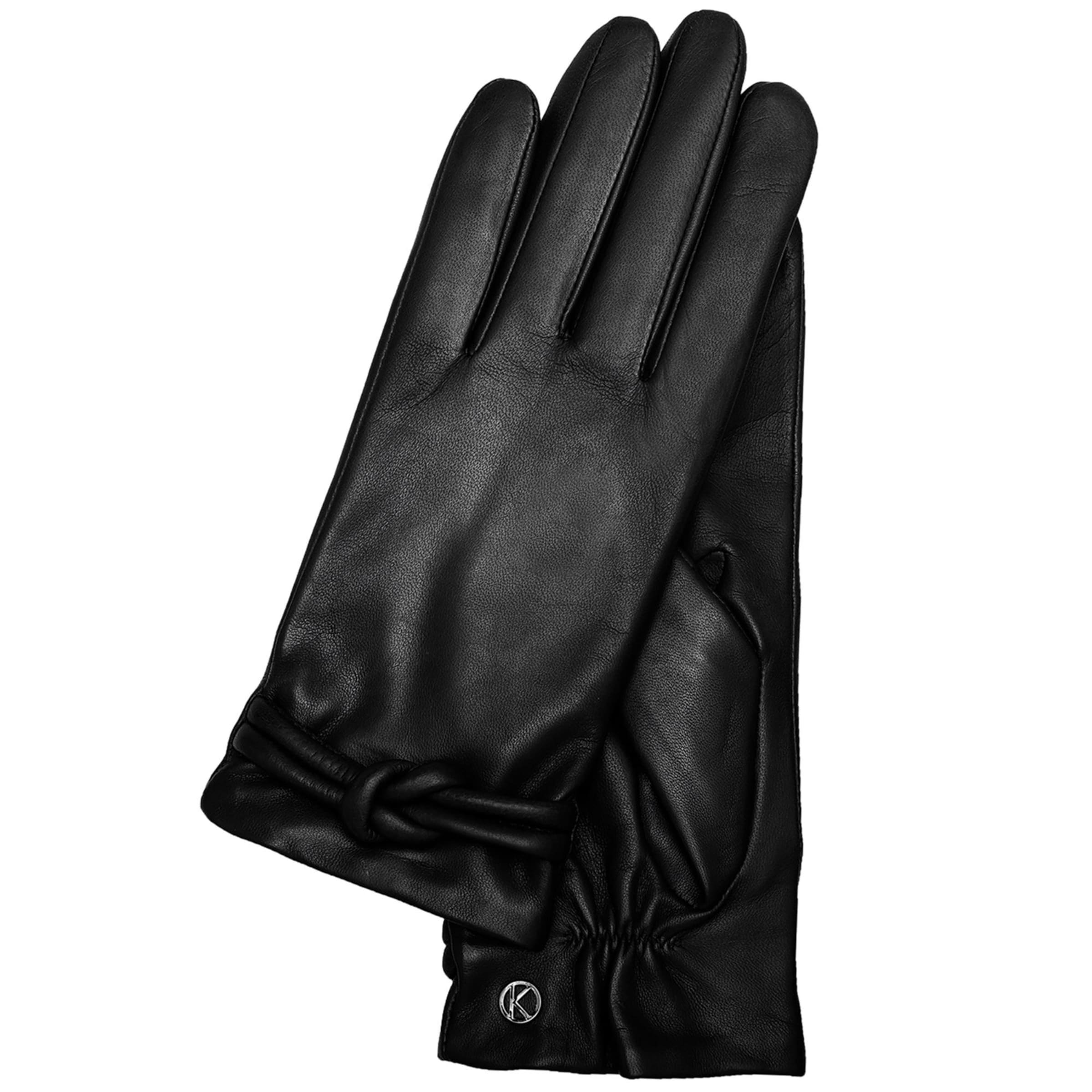 KESSLER Full finger gloves 'Olivia' in Black: front