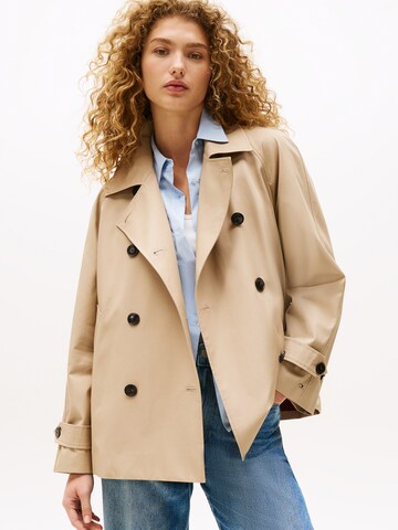 TOMMY HILFIGER Between-seasons coat in Beige: front
