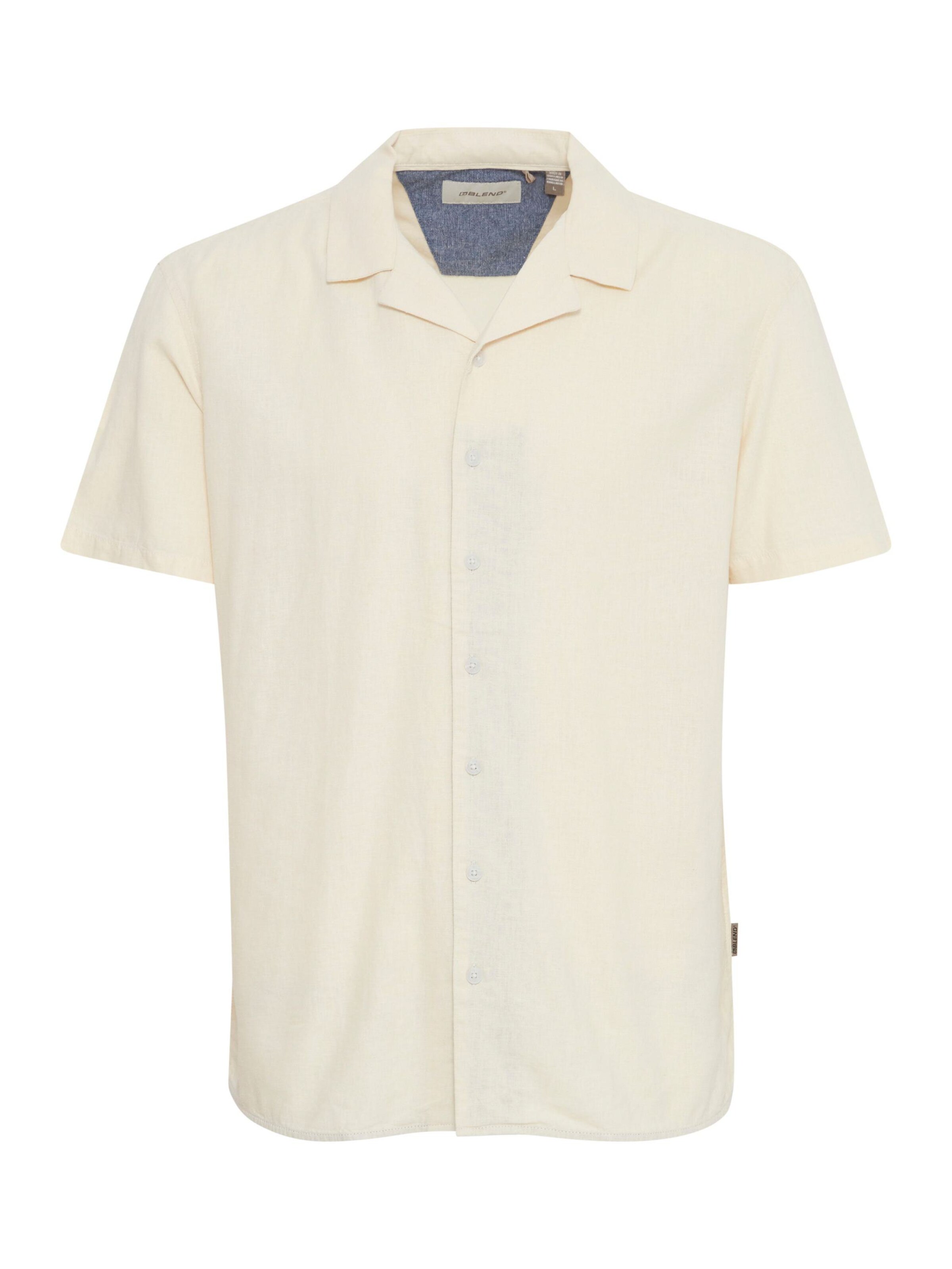 BLEND Overhemd 'BHBobby' in Beige: voorkant