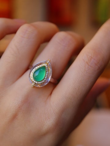 Bague LanLivia en vert