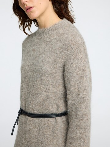 Robes en maille SELECTED FEMME en marron