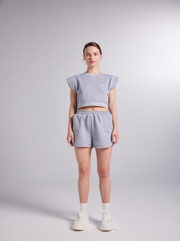HOLLY LOLLY Loosefit Kalhoty – šedá