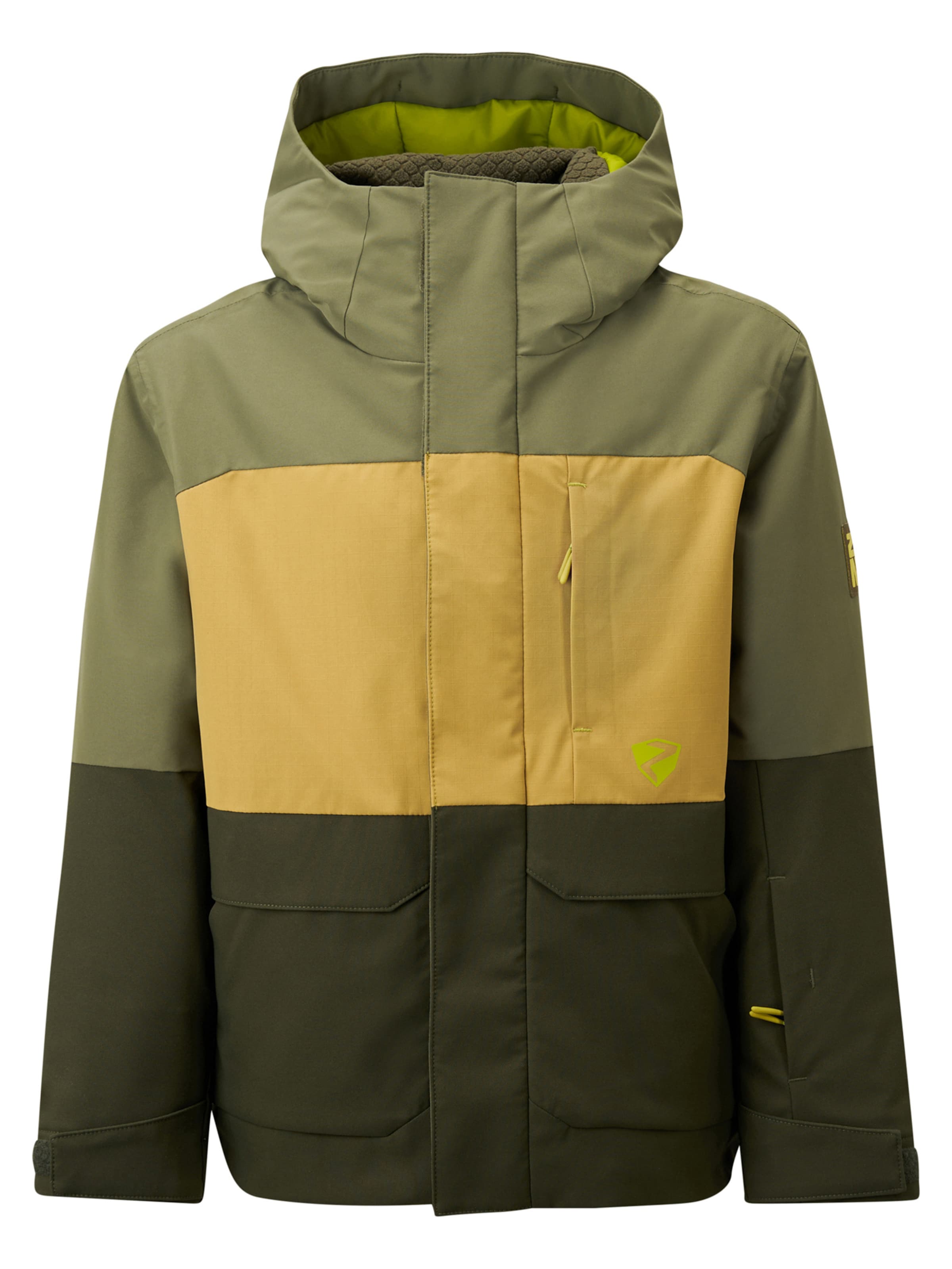 ZIENER Athletic Jacket 'Alim' in Green: front