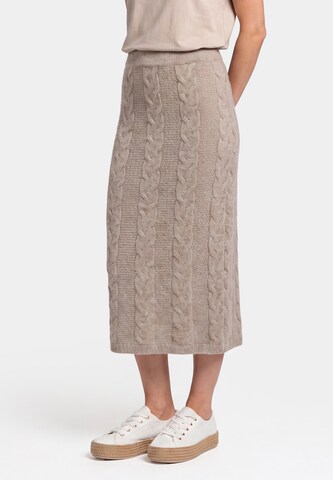 usha WHITE LABEL Skirt in Beige: front
