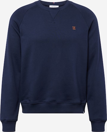 Les Deux Sweatshirt 'Nørregaard' in Blauw: voorkant