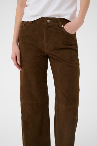 Wide Leg Pantalon 'JadasPW' Part Two en marron