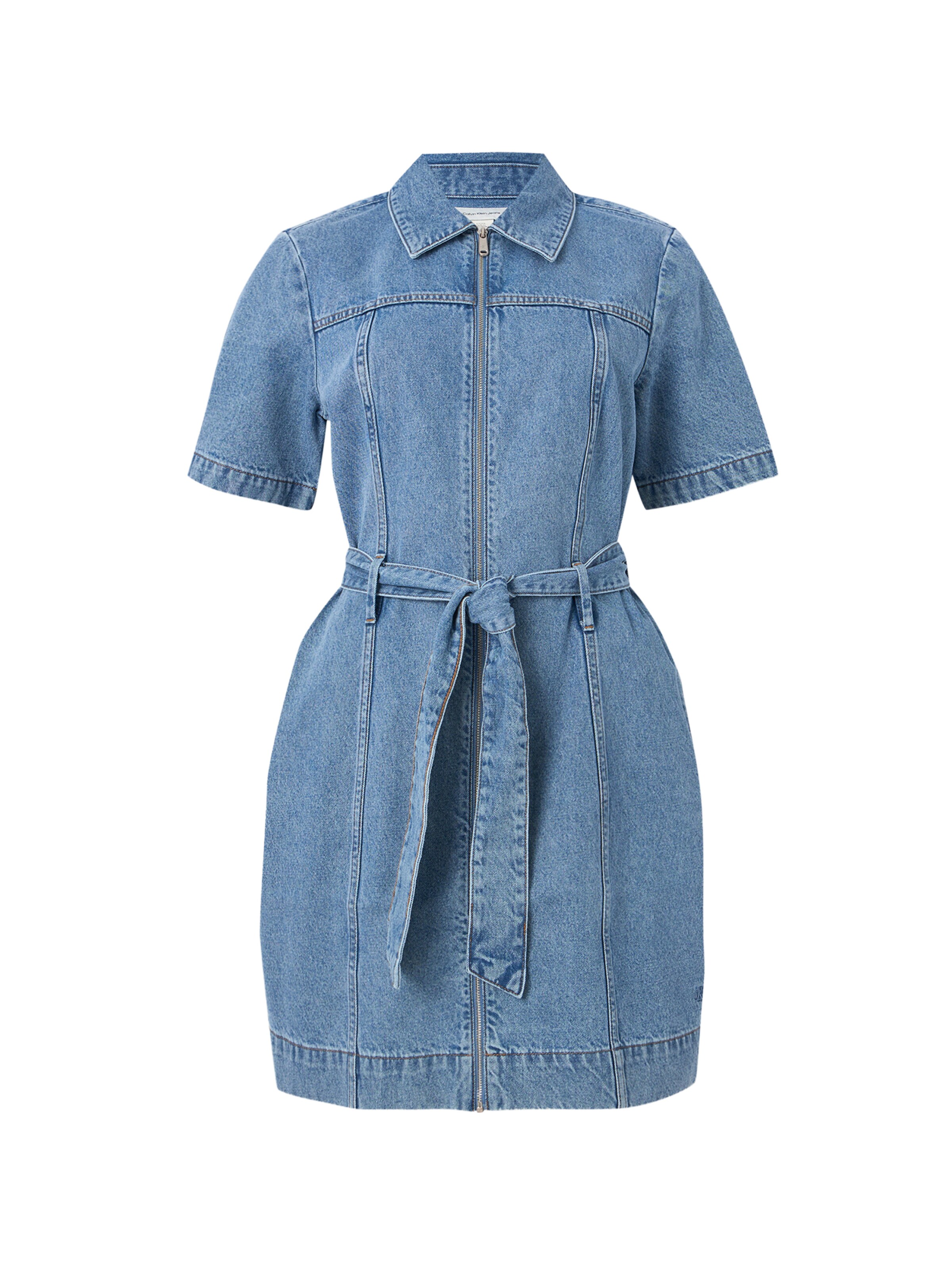 Calvin Klein Jeans Shirt dress 'RADIO BLUES' in Blue: front