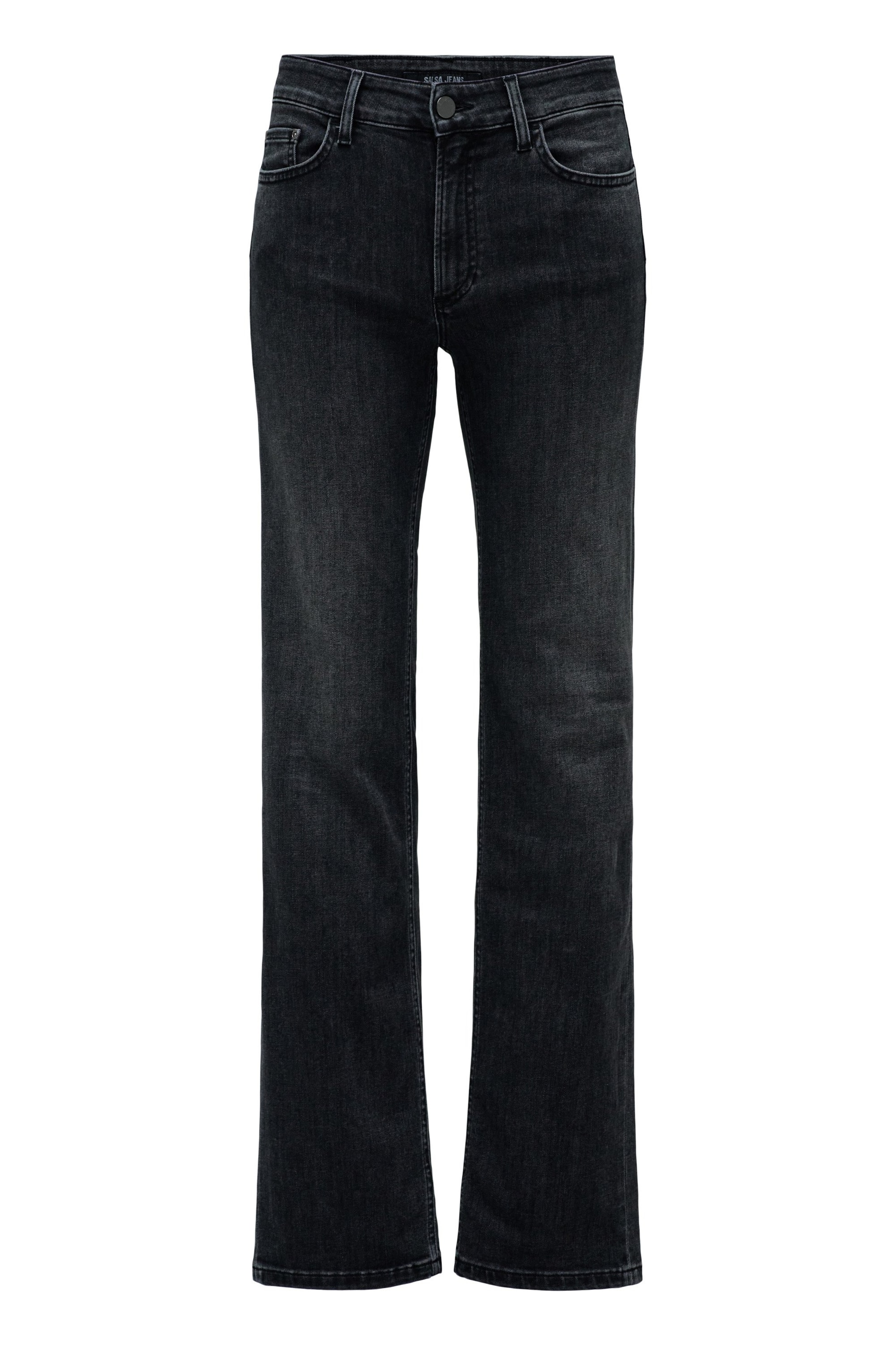 Salsa Jeans Regular Jeans 'Destiny' in Zwart: voorkant