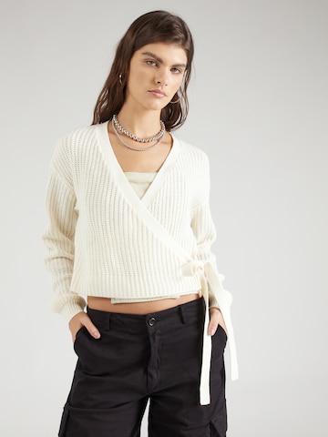 Cardigan 'CAIO' Noisy may en beige : devant