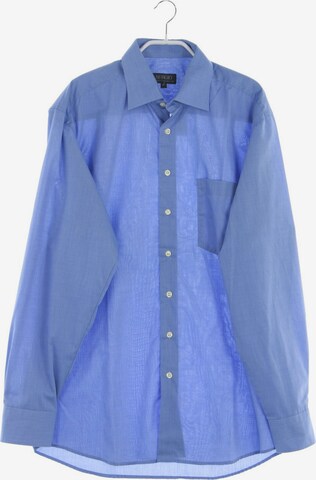 SERGIO Button Up Shirt in L in Blue: front