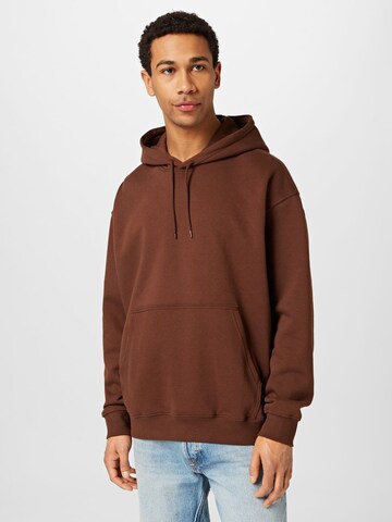 WEEKDAY Sweatshirt in Brown: front