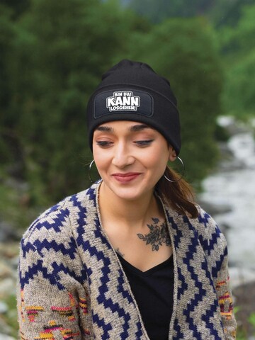 Youth Designz Beanie 'Bin da, kann losgehen' in Black