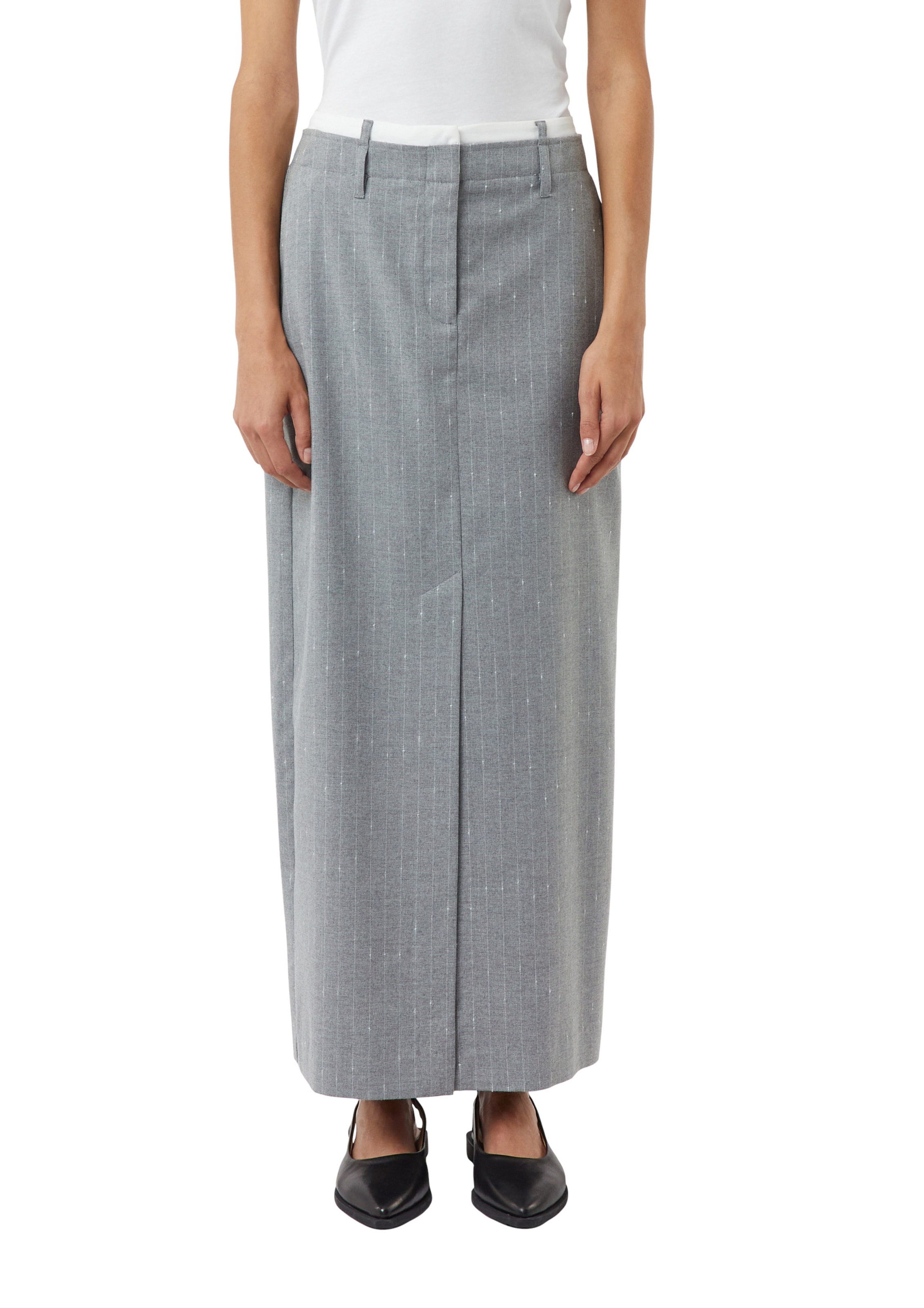 COMMA Rok in Grijs: voorkant