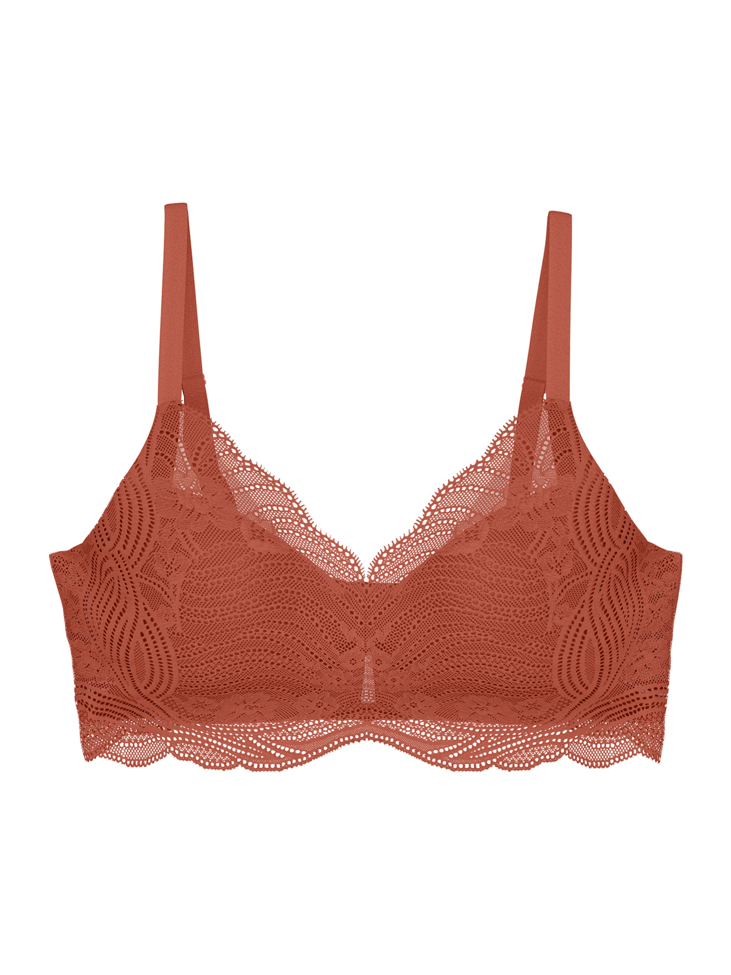TRIUMPH Klassiek BH ' Lift Smart P ' in Oranje: voorkant