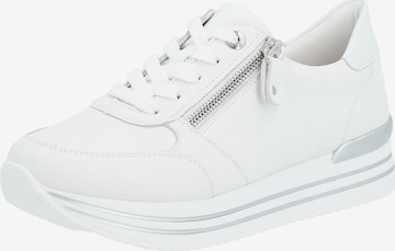 REMONTE Låg sneaker i vit: framsida