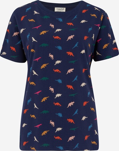 Sugarhill Brighton T-Shirt 'Maggie Dinosaur Jumble' in navy / gelb / rot, Produktansicht
