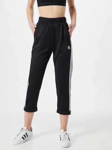 ADIDAS ORIGINALS Tapered Trousers in Black: front