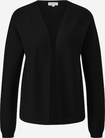 Cardigan s.Oliver en noir : devant