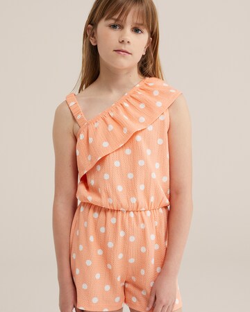 WE Fashion Overall in Oranje: voorkant