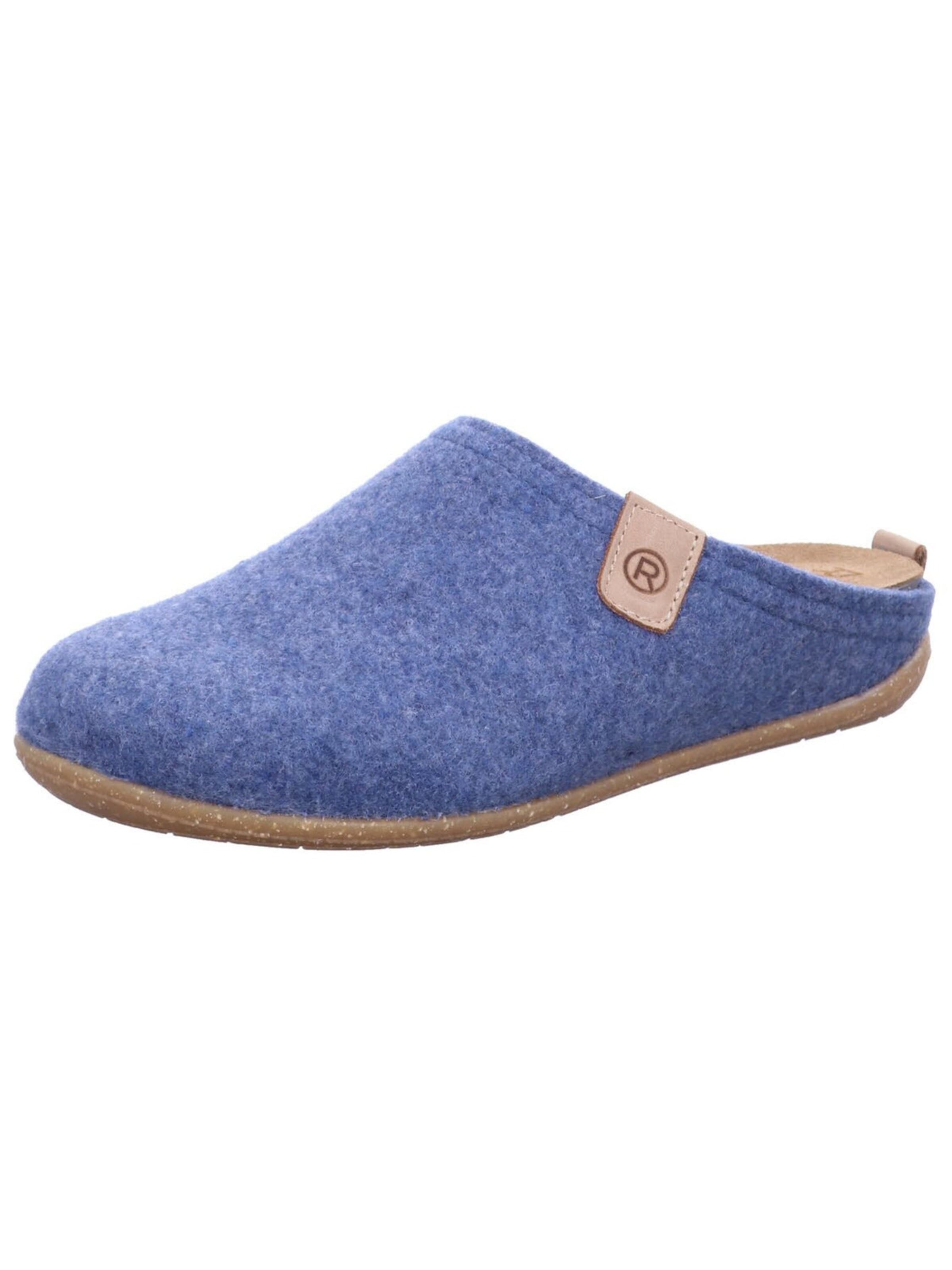 ROHDE Innesko 'Hausschuh Damen 6860 51 Textil in blau' i blå: framsida
