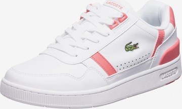 LACOSTE Sneakers ' T-Clip ' in White: front