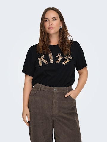 ONLY Carmakoma - Camiseta 'CARCRUZ' en negro
