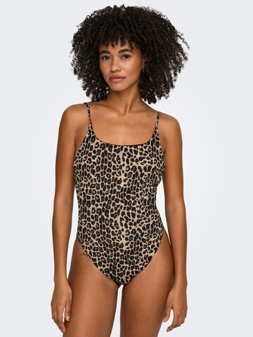 ONLY Bralette Swimsuit 'ONLJulietta' in Beige