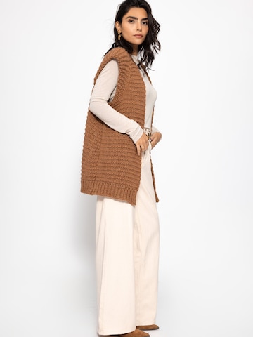 SASSYCLASSY Weste‌‌‌‌ in Beige