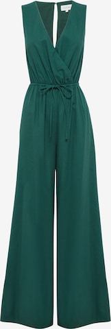 Tussah Jumpsuit 'CHARLI' i grön: framsida