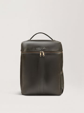 NEGOTIA Leather Backpack 'Kova' in Black: front