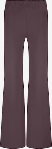 Urban Goddess Yoga & Activewear Wide Leg Sporthose 'Flow Yoga' in Lila: Vorderseite