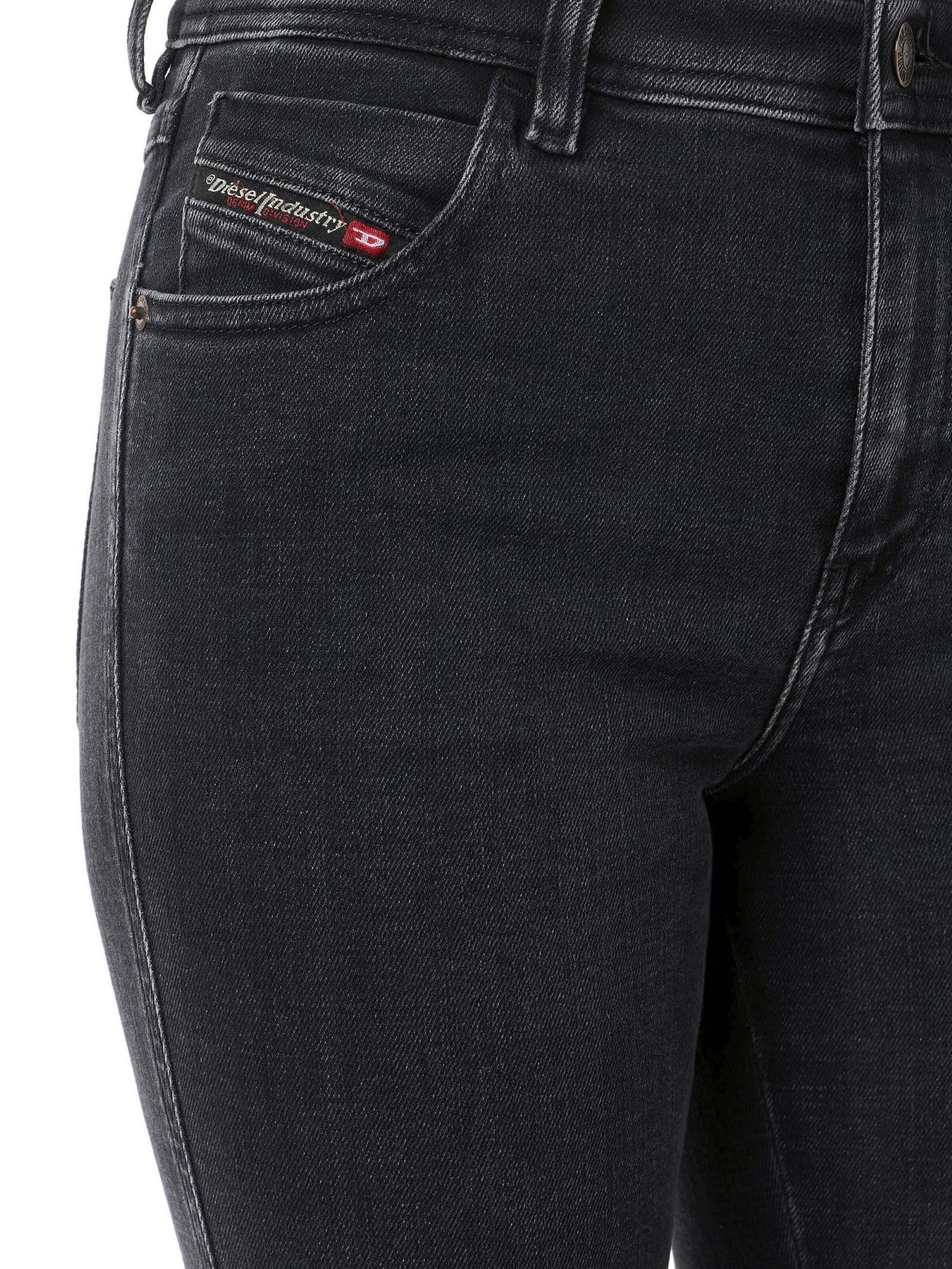 DIESEL - Skinny Calças de ganga '2015 Babhila' em preto