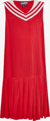 DreiMaster Vintage Jurk in Rood: voorkant