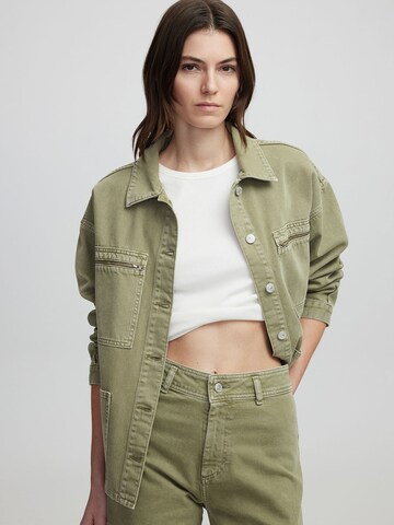 Ipekyol Between-season jacket in Green: front