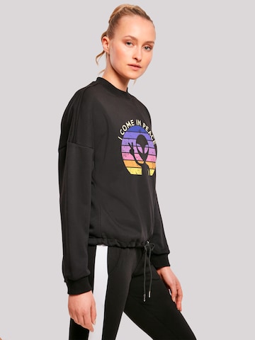 Sweat-shirt 'Alien Peace Sunset' F4NT4STIC en noir