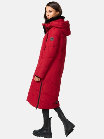 MARIKOO Winter coat 'Nadaree' in Red