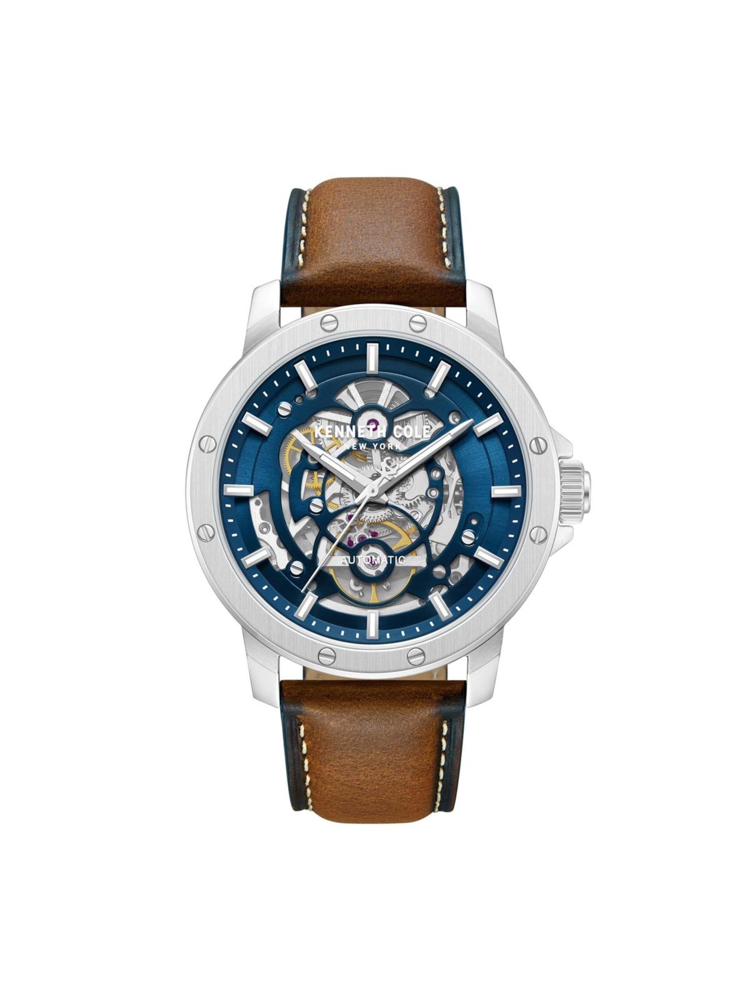 Montre à affichage analogique Kenneth Cole en bleu : devant