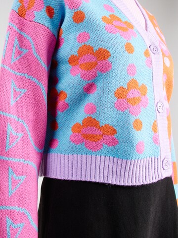 ONLY Gebreid vest 'ONLJAYDI' in Lila