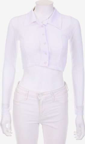 PrettyLittleThing Blouse & Tunic in XXS in White: front