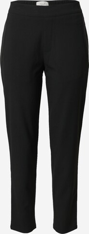 PULZ Jeans Regular Pants 'VICTORIA' in Black: front