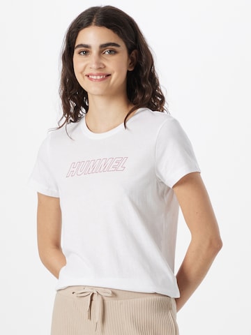 Hummel - Camisa funcionais em branco: frente