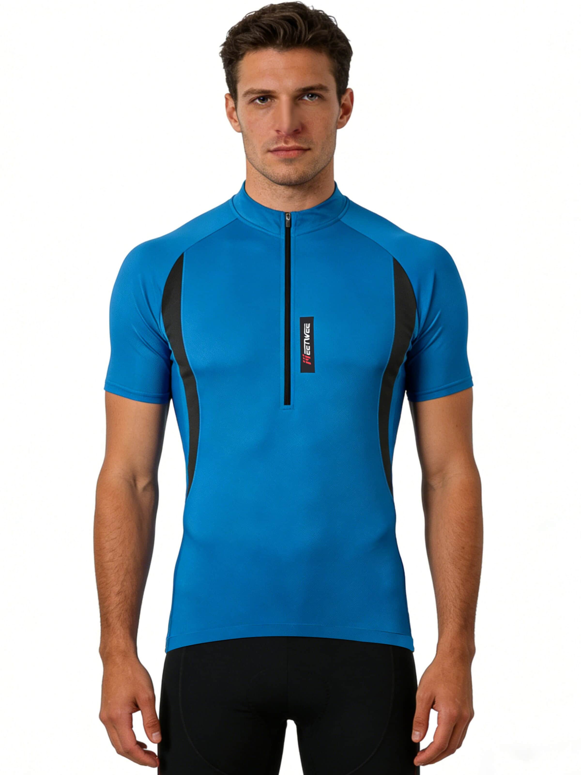 MEETWEE Performance shirt 'Cycling Quick Drying Top' in Blue: front