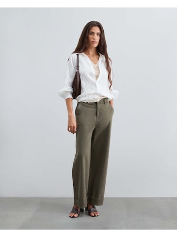 Scalpers Wide leg Jeans in Green